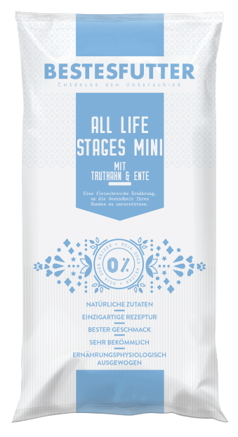 ALL LIFE STAGES MINI MIT TRUTHAHN & ENTE