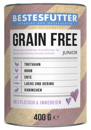GRAIN FREE JUNIOR NASSFUTTER (GETREIDEFREI) 