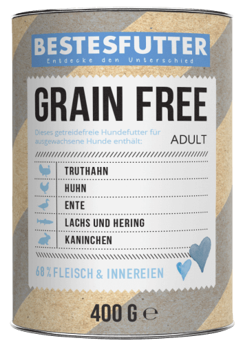 GRAIN FREE ADULT NASSFUTTER (GETREIDEFREI)